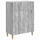 Sideboard Grå Sonoma 66 x 34,5 x 90 cm Konstrueret træ