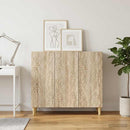 Sideboard Sonoma-eg 89 x 34,5 x 80 cm Konstrueret træ