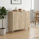 Sideboard Sonoma-eg 89 x 34,5 x 80 cm Konstrueret træ