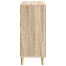 Sideboard Sonoma-eg 89 x 34,5 x 80 cm Konstrueret træ