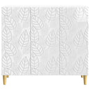 Sideboard Hvid højglans 89 x 34,5 x 80 cm Konstrueret træ