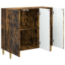 Sideboard Røget eg 89 x 34,5 x 80 cm Konstrueret træ