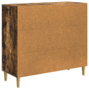 Sideboard Røget eg 89 x 34,5 x 80 cm Konstrueret træ