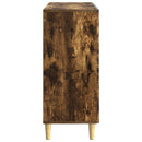 Sideboard Røget eg 89 x 34,5 x 80 cm Konstrueret træ