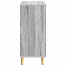Sideboard Grå Sonoma 89 x 34,5 x 80 cm Konstrueret træ