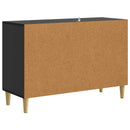 Sideboard Sort 89 x 34,5 x 60 cm Konstrueret træ