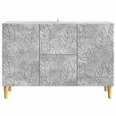 Sideboard Betongrå 89 x 34,5 x 60 cm Konstrueret træ