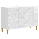 Sideboard Hvid højglans 89 x 34,5 x 60 cm Konstrueret træ
