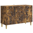 Sideboard Røget eg 89 x 34,5 x 60 cm Konstrueret træ