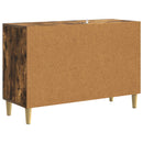 Sideboard Røget eg 89 x 34,5 x 60 cm Konstrueret træ