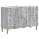 Sideboard Grå Sonoma 89 x 34,5 x 60 cm Konstrueret træ