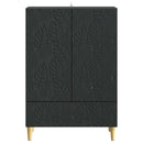 Sideboard Sort 66 x 34,5 x 95 cm Konstrueret træ
