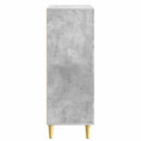 Sideboard Betongrå 66 x 34,5 x 95 cm Konstrueret træ