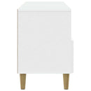 TV-skab 102 x 34,5 x 50 cm Hvid Konstrueret træ