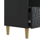 TV-skab 102 x 34,5 x 50 cm Sort Konstrueret træ