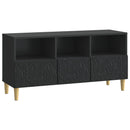 TV-skab 102 x 34,5 x 50 cm Sort Konstrueret træ