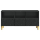 TV-skab 102 x 34,5 x 50 cm Sort Konstrueret træ