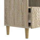 TV-skab 102 x 34,5 x 50 cm Sonoma-eg Konstrueret træ