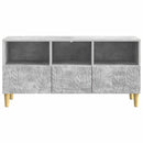 TV-skab 102 x 34,5 x 50 cm Betongrå Konstrueret træ