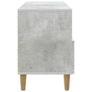 TV-skab 102 x 34,5 x 50 cm Betongrå Konstrueret træ