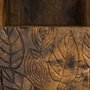 TV-skab 102 x 34,5 x 50 cm Røget eg Konstrueret træ