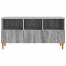 TV-skab 102 x 34,5 x 50 cm Grå Sonoma Konstrueret træ