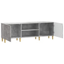 TV-skab 150 x 31 x 50 cm Betongrå Konstrueret træ