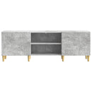TV-skab 150 x 31 x 50 cm Betongrå Konstrueret træ