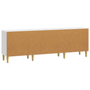 TV-skab 150 x 31 x 50 cm Hvid højglans Konstrueret træ