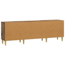 TV-skab 150 x 31 x 50 cm Gammelt træ Konstrueret træ