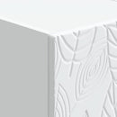 TV-skab 102 x 34,5 x 50 cm Hvid Konstrueret træ