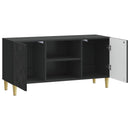 TV-skab 102 x 34,5 x 50 cm Sort Konstrueret træ