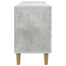 TV-skab 102 x 34,5 x 50 cm Betongrå Konstrueret træ