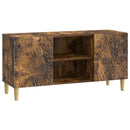 TV-skab 102 x 34,5 x 50 cm Røget eg Konstrueret træ