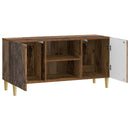 TV-skab 102 x 34,5 x 50 cm Gammelt træ Konstrueret træ