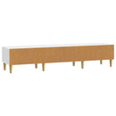 TV-skab 147 x 34,5 x 30 cm Hvid Konstrueret træ
