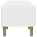 TV-skab 147 x 34,5 x 30 cm Hvid Konstrueret træ