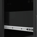 TV-skab 147 x 34,5 x 30 cm Sort Konstrueret træ