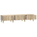 TV-skab 147 x 34,5 x 30 cm Sonoma-eg Konstrueret træ
