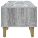TV-skab 147 x 34,5 x 30 cm Grå Sonoma Konstrueret træ