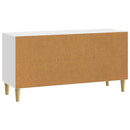 TV-skab 99 x 34,5 x 50 cm Hvid Konstrueret træ