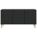 TV-skab 99 x 34,5 x 50 cm Sort Konstrueret træ