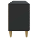 TV-skab 99 x 34,5 x 50 cm Sort Konstrueret træ