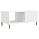 Sofabord Hvid 90 x 50 x 40 cm Konstrueret træ