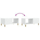Sofabord Hvid 90 x 50 x 40 cm Konstrueret træ