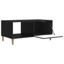 Sofabord Sort 90 x 50 x 40 cm Konstrueret træ