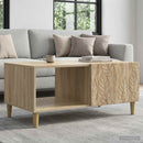 Sofabord Sonoma-eg 90 x 50 x 40 cm Konstrueret træ