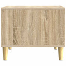 Sofabord Sonoma-eg 90 x 50 x 40 cm Konstrueret træ