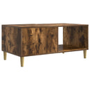 Sofabord Røget eg 90 x 50 x 40 cm Konstrueret træ