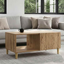 Sofabord Artisan-eg 90 x 50 x 40 cm Konstrueret træ
